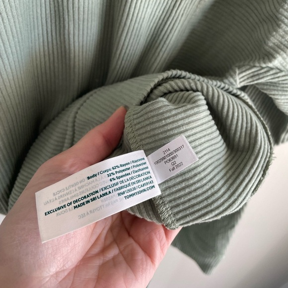 Tommy John Women’s Brushed Ribbed Jogger Lounge Set - Sage Green - Small - NWT - Picture 7 of 14